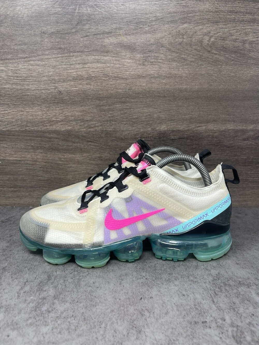 Nike Air VaporMax 2019 South Beach Size 8.5 Womens Pink Teal Shoes AR6632-005